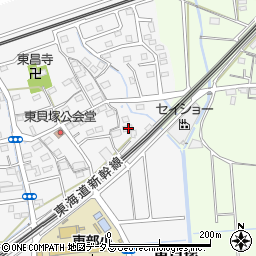 静岡県磐田市東貝塚1090周辺の地図