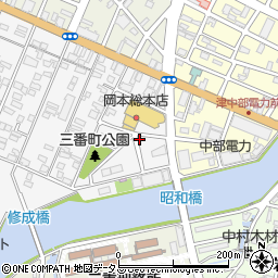 津新町通り商店街振興組合周辺の地図
