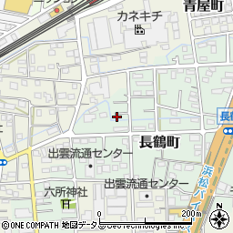 静岡県浜松市中央区長鶴町69周辺の地図
