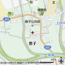 静岡県牧之原市黒子132周辺の地図