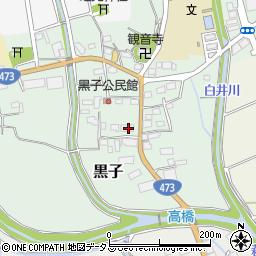 静岡県牧之原市黒子93周辺の地図