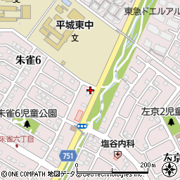 メナード大久保統轄販売株式会社　奈良店周辺の地図
