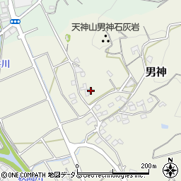 静岡県牧之原市男神624-1周辺の地図