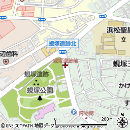 蜆塚遺跡前周辺の地図