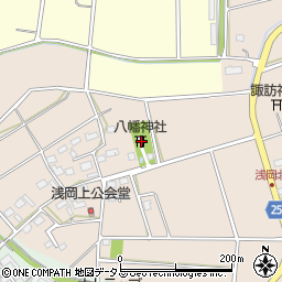 静岡県袋井市浅岡1000周辺の地図
