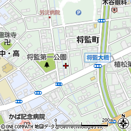 静岡県浜松市中央区将監町19周辺の地図