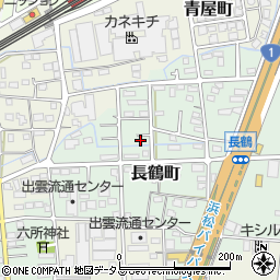 静岡県浜松市中央区長鶴町83周辺の地図