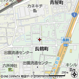 静岡県浜松市中央区長鶴町84周辺の地図