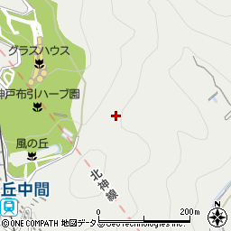 兵庫県神戸市中央区葺合町教ノ尾周辺の地図