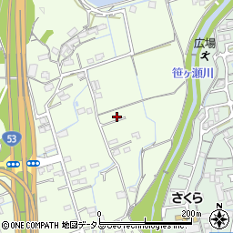 岡山県岡山市北区田益1455周辺の地図