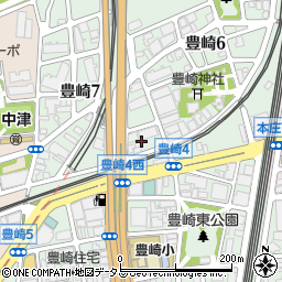 大阪府大阪市北区豊崎6丁目4周辺の地図