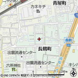 静岡県浜松市中央区長鶴町82周辺の地図