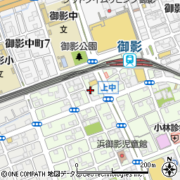 コンフォート御影本町周辺の地図