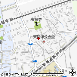 静岡県磐田市東貝塚1282周辺の地図
