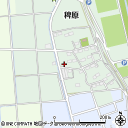 静岡県磐田市稗原424周辺の地図