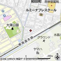 静岡県浜松市中央区和田町330周辺の地図