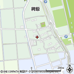 静岡県磐田市稗原426周辺の地図
