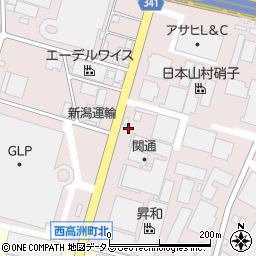 甲子園尼崎線周辺の地図