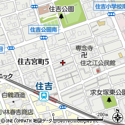 兵庫県神戸市東灘区住吉宮町2丁目13周辺の地図