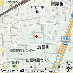 静岡県浜松市中央区長鶴町80周辺の地図