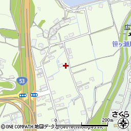 岡山県岡山市北区田益1417周辺の地図