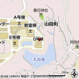 奈良大学　青垣サービス周辺の地図