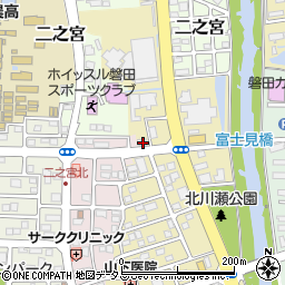 静岡県磐田市二之宮東4-9周辺の地図