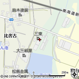 三東株式会社　二川工場周辺の地図