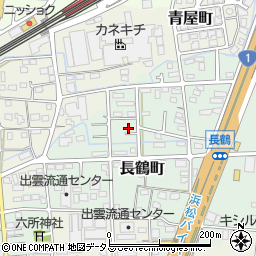 静岡県浜松市中央区長鶴町78周辺の地図