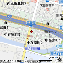 兵庫県尼崎市西本町2丁目36周辺の地図