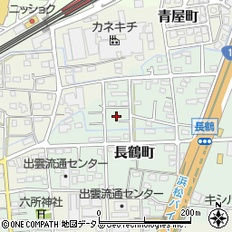 静岡県浜松市中央区長鶴町79周辺の地図