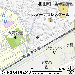 旭日産業浜松支店第３倉庫周辺の地図