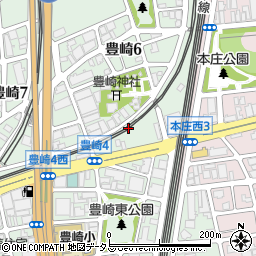 大阪府大阪市北区豊崎6丁目2周辺の地図
