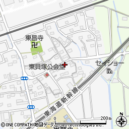 静岡県磐田市東貝塚1115周辺の地図