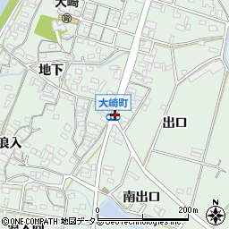 大崎町周辺の地図