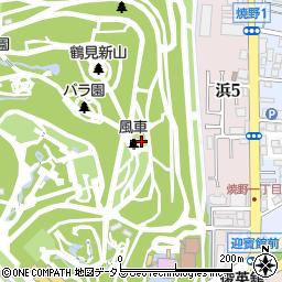 鶴見緑地トイレ２周辺の地図