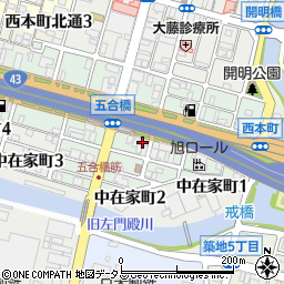 兵庫県尼崎市西本町2丁目50周辺の地図