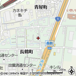 静岡県浜松市中央区長鶴町111周辺の地図