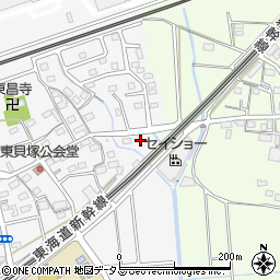 静岡県磐田市東貝塚1070周辺の地図