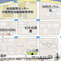 松本金属周辺の地図