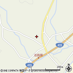 広島県山県郡北広島町志路原623周辺の地図