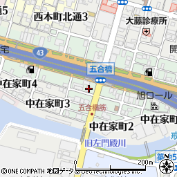兵庫県尼崎市西本町3丁目75周辺の地図