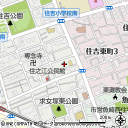 兵庫県神戸市東灘区住吉宮町2丁目10周辺の地図