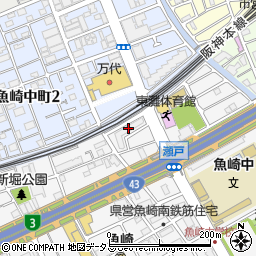 神戸市営魚崎南住宅周辺の地図
