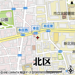 マルユー梅田店周辺の地図