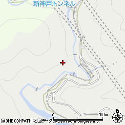 兵庫県神戸市中央区葺合町奥ササ谷周辺の地図