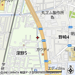 マージャンクラブ長崎周辺の地図
