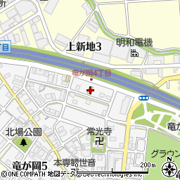 セブンイレブン神戸竜が岡店周辺の地図