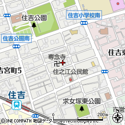 兵庫県神戸市東灘区住吉宮町2丁目周辺の地図