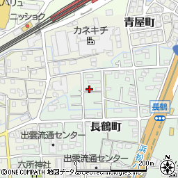 静岡県浜松市中央区長鶴町75周辺の地図